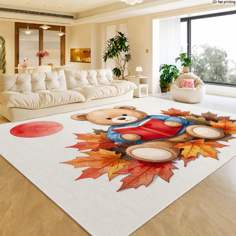 Commercial Book Printing Machines - Alfombra de área con diseño de