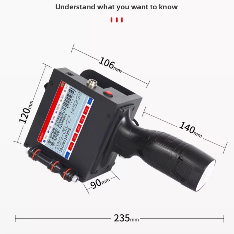 Impresora de inyección de tint - Barcode Printer reseña y precio