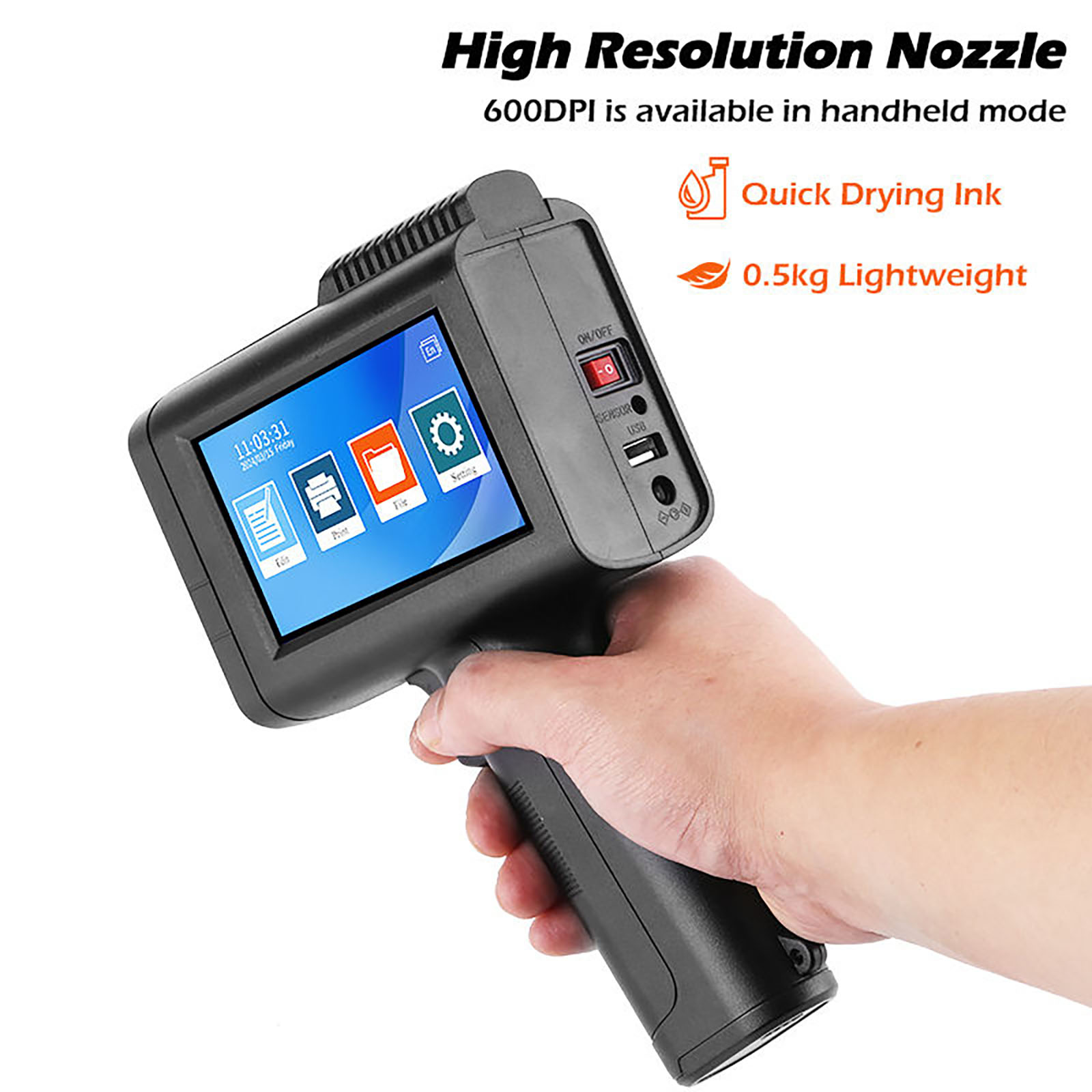 Impresora de inyección de tint - Barcode Printer reseña y precio