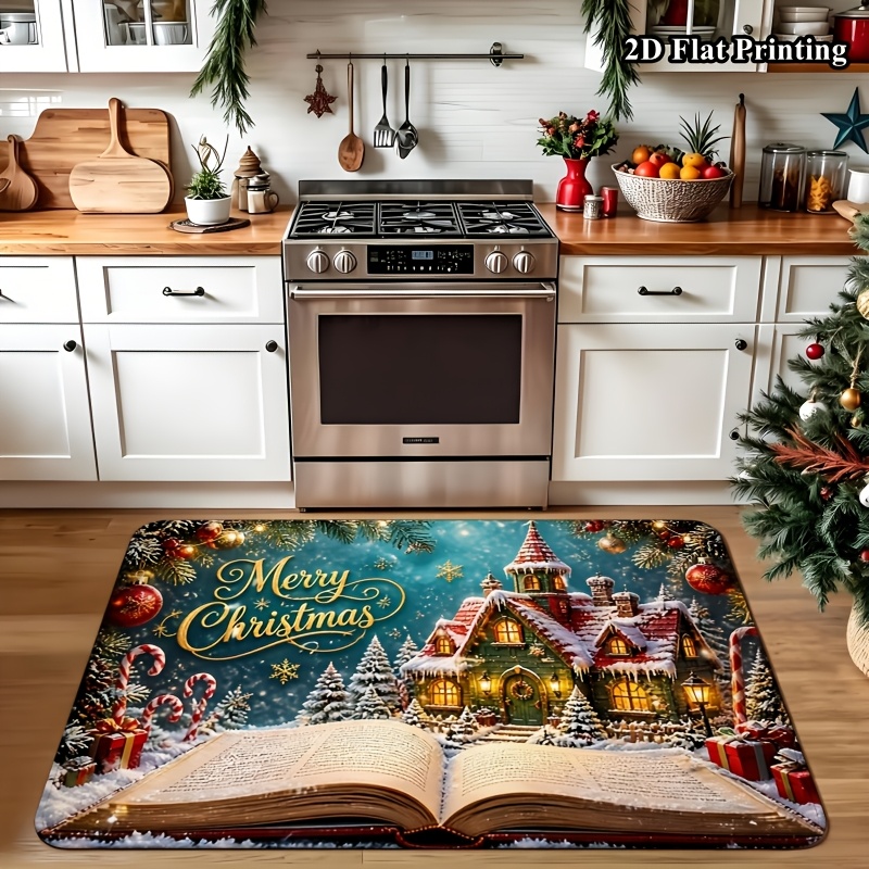 1 alfombra navideña plana en 2 - Commercial Book Printing Machines reseña y precio