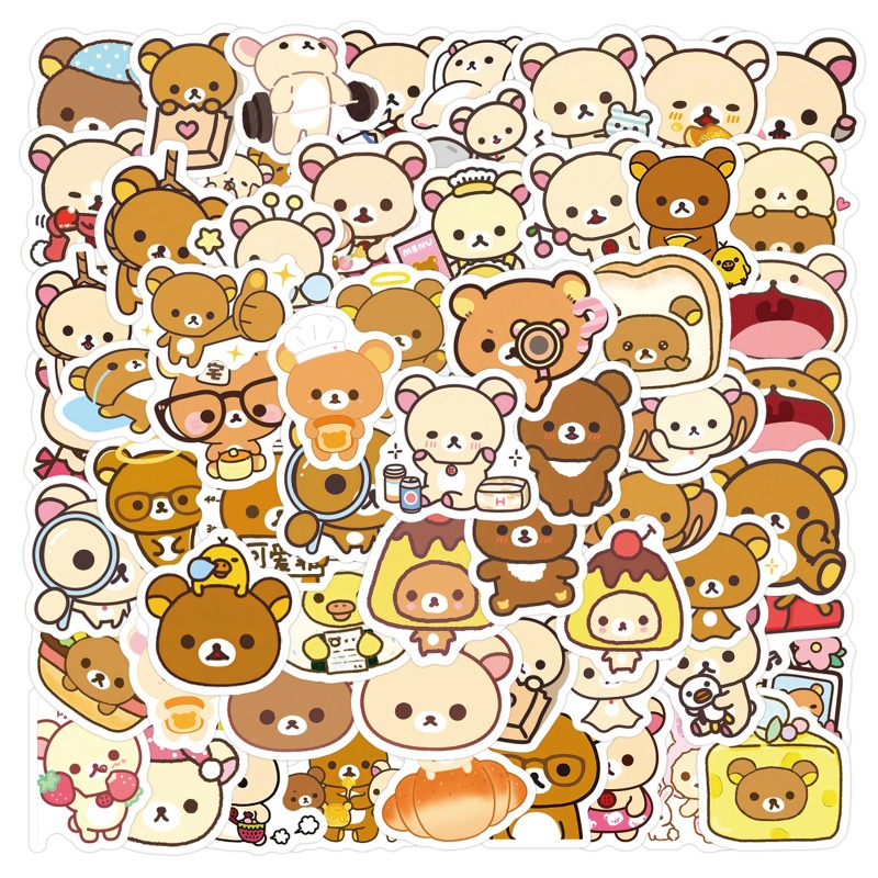 Pegatinas Bandai Rilakkuma Kii - Printer Paper reseña y precio