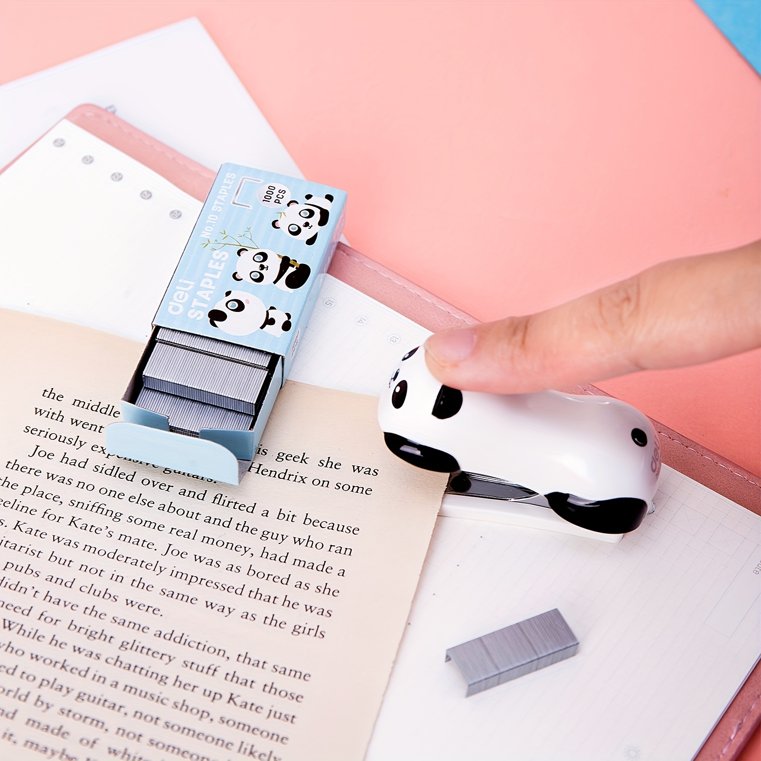 DELI-Juego de Mini grapadora d - Stapler Heavy Duty reseña y precio